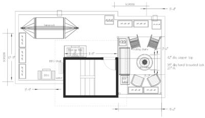 Roof Deck schematic plan Roof Deck schematic plan